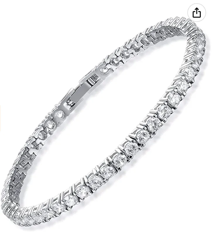 Womens Pink Dial Diamond Watch Set Ladies Silver Tennis Chain Bracelet Diamond Necklace Jewelry Hip Hop Watch Bust Down Roman Numerals Bling Red Green Color