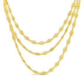 Yellow Gold Estate Chain Necklace