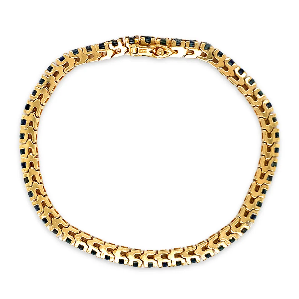 Yogo Sapphire Tennis Bracelet - "Yogo Bliss"